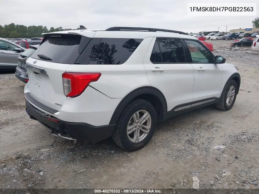 2023 Ford Explorer Xlt VIN: 1FMSK8DH7PGB22563 Lot: 40270332