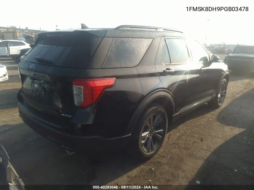 1FMSK8DH9PGB03478 2023 Ford Explorer Xlt