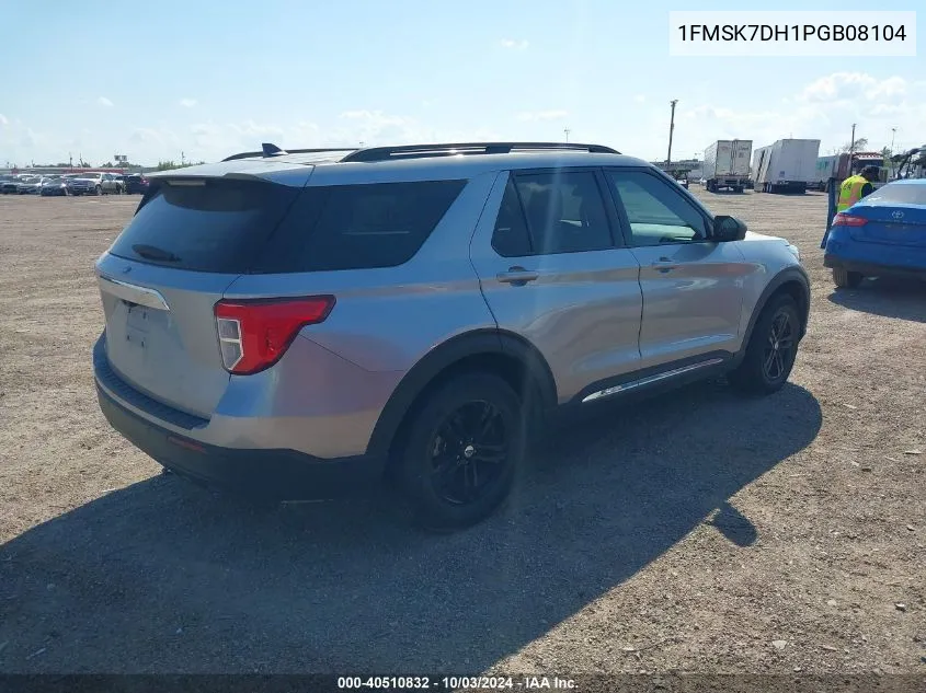 2023 Ford Explorer Xlt VIN: 1FMSK7DH1PGB08104 Lot: 40510832