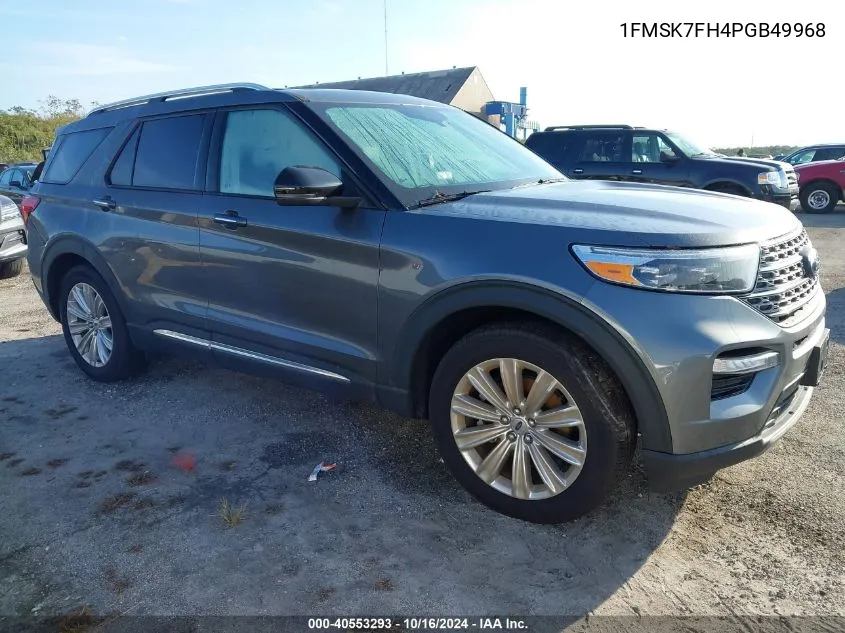 2023 Ford Explorer Limited VIN: 1FMSK7FH4PGB49968 Lot: 40553293