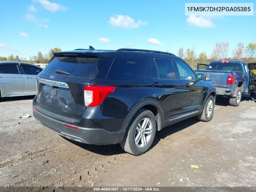 2023 Ford Explorer Xlt VIN: 1FMSK7DH2PGA05385 Lot: 40581607