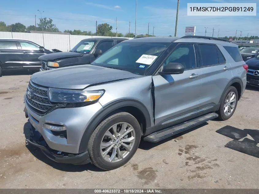 2023 Ford Explorer Xlt VIN: 1FMSK7DH2PGB91249 Lot: 40623372