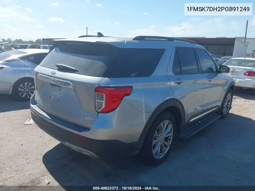 2023 Ford Explorer Xlt VIN: 1FMSK7DH2PGB91249 Lot: 40623372