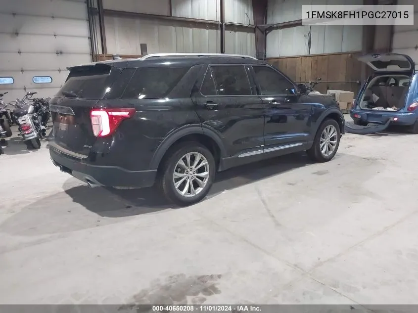 2023 Ford Explorer Limited VIN: 1FMSK8FH1PGC27015 Lot: 40650208