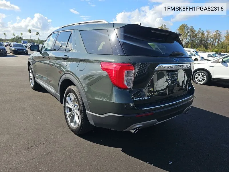 2023 Ford Explorer Limited VIN: 1FMSK8FH1PGA82316 Lot: 40713634