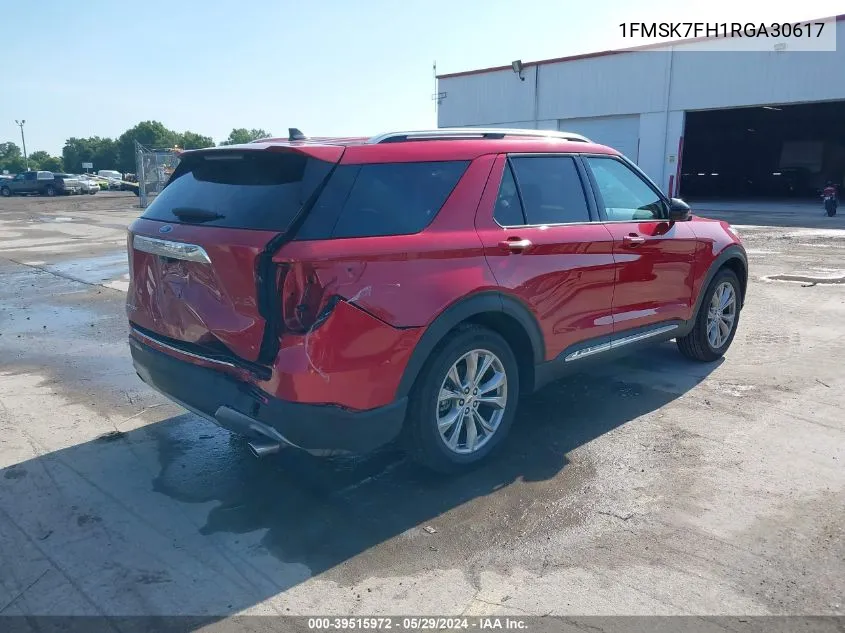 1FMSK7FH1RGA30617 2024 Ford Explorer Limited