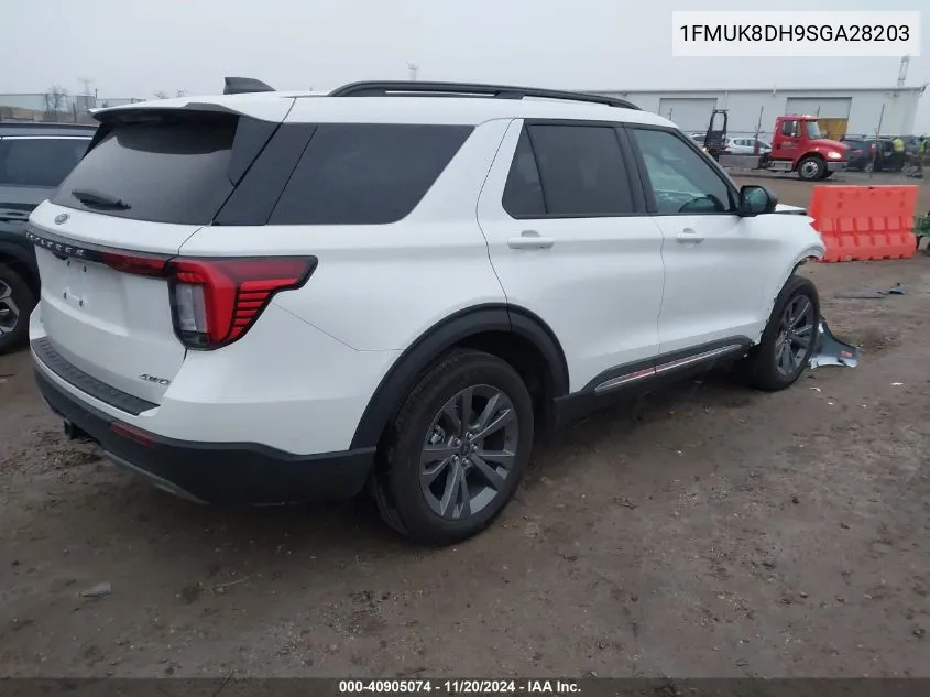 2025 Ford Explorer Active VIN: 1FMUK8DH9SGA28203 Lot: 40905074