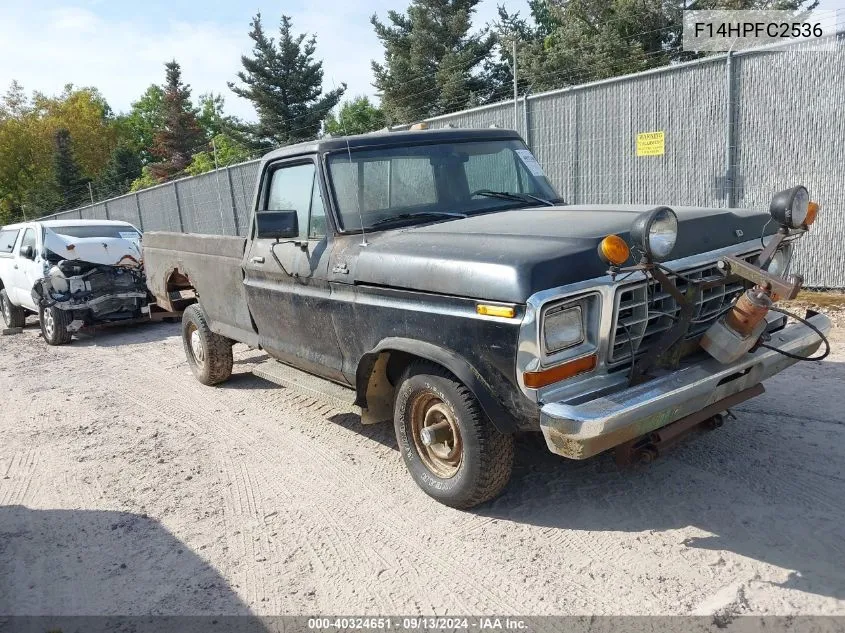 1979 Ford F150 VIN: F14HPFC2536 Lot: 40324651