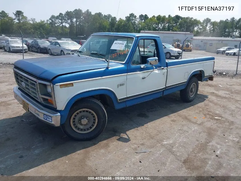 1984 Ford F150 VIN: 1FTDF15F1ENA37197 Lot: 40294666