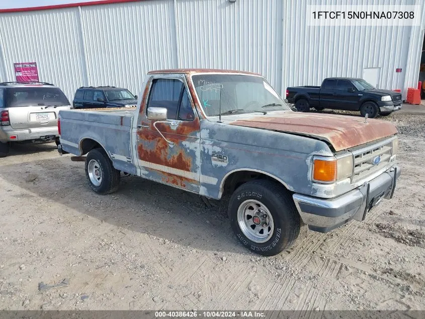 1987 Ford F150 VIN: 1FTCF15N0HNA07308 Lot: 40386426