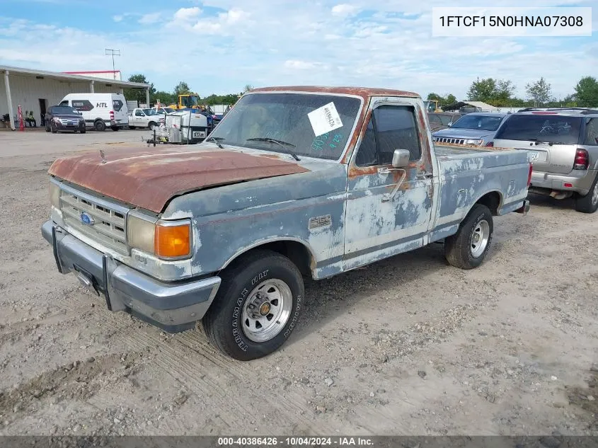 1987 Ford F150 VIN: 1FTCF15N0HNA07308 Lot: 40386426