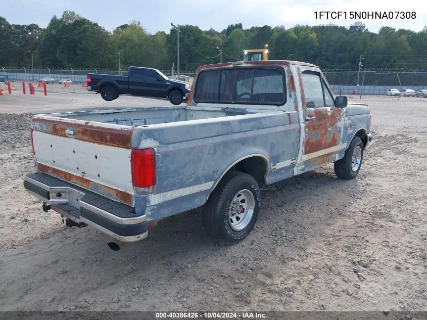 1987 Ford F150 VIN: 1FTCF15N0HNA07308 Lot: 40386426