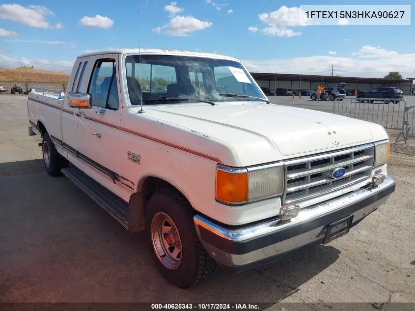 1987 Ford F150 VIN: 1FTEX15N3HKA90627 Lot: 40625343