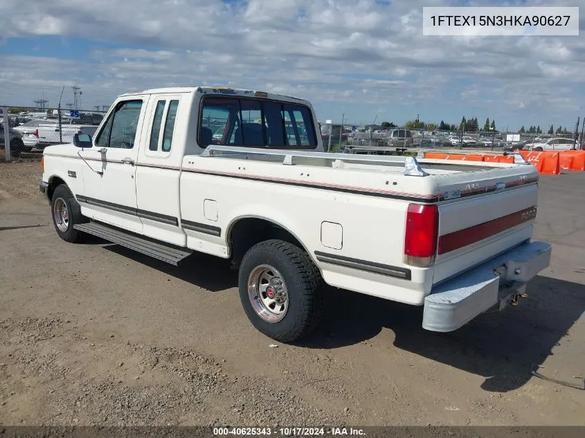 1987 Ford F150 VIN: 1FTEX15N3HKA90627 Lot: 40625343