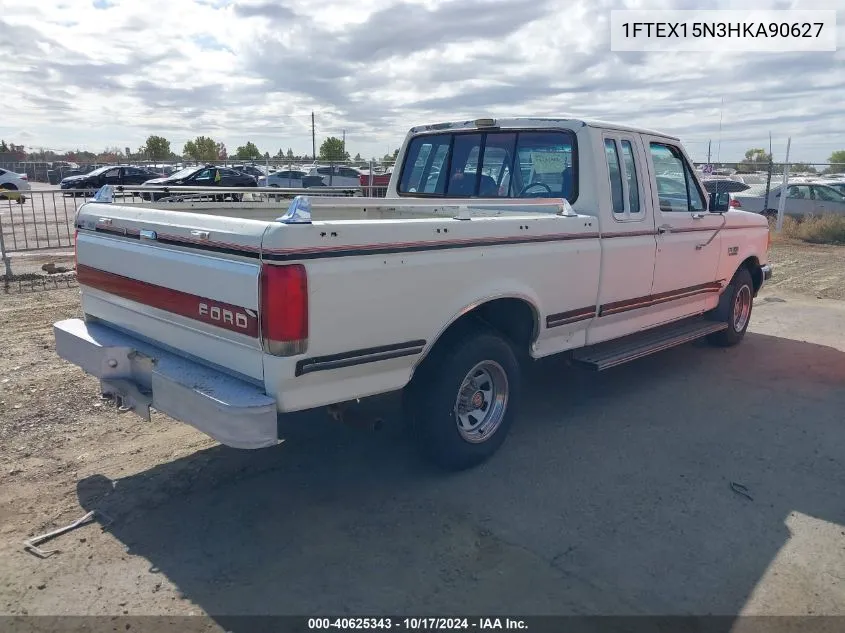 1987 Ford F150 VIN: 1FTEX15N3HKA90627 Lot: 40625343