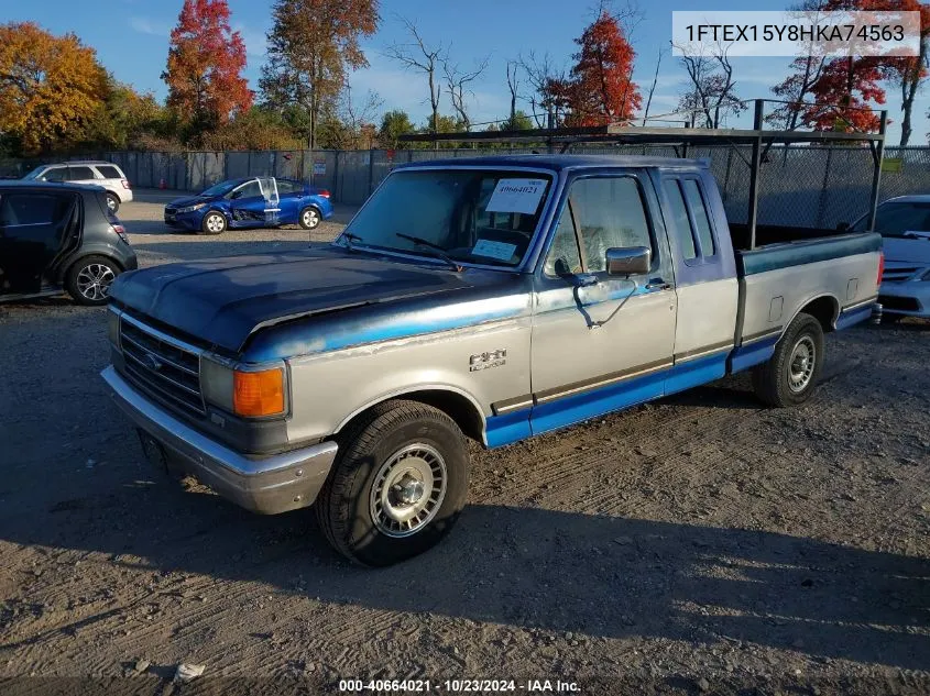 1987 Ford F150 VIN: 1FTEX15Y8HKA74563 Lot: 40664021