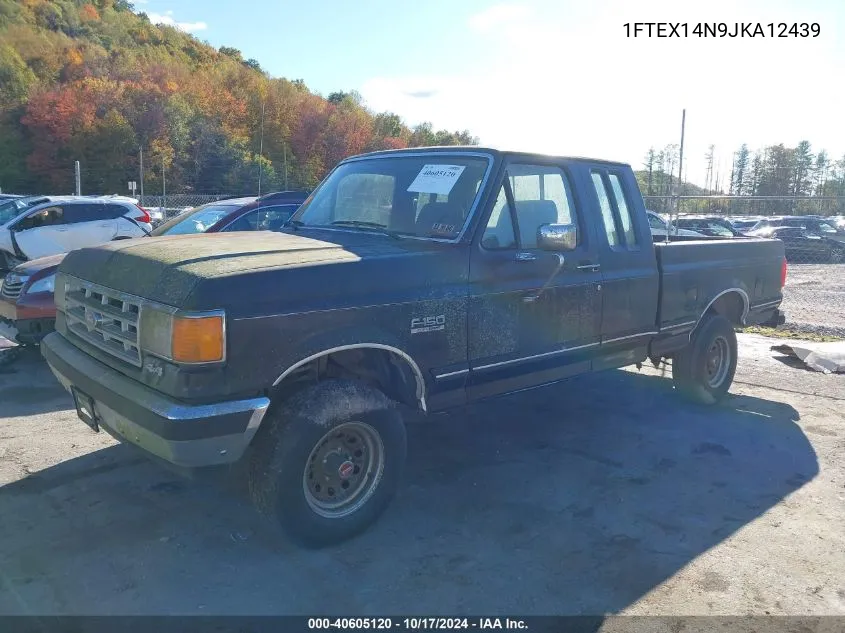 1988 Ford F150 VIN: 1FTEX14N9JKA12439 Lot: 40605120