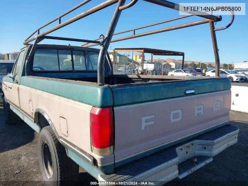 1FTEF14N6JPB05800 1988 Ford F150