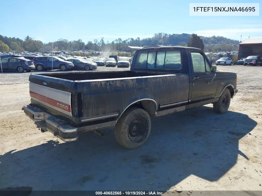 1988 Ford F150 VIN: 1FTEF15NXJNA46695 Lot: 40652565