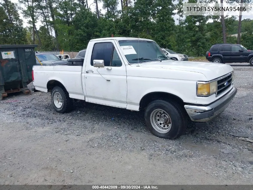 1989 Ford F150 VIN: 1FTDF15Y5KNA95486 Lot: 40442009