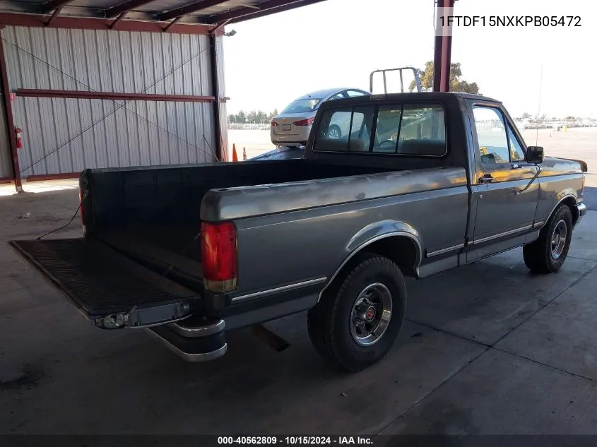 1989 Ford F150 VIN: 1FTDF15NXKPB05472 Lot: 40562809