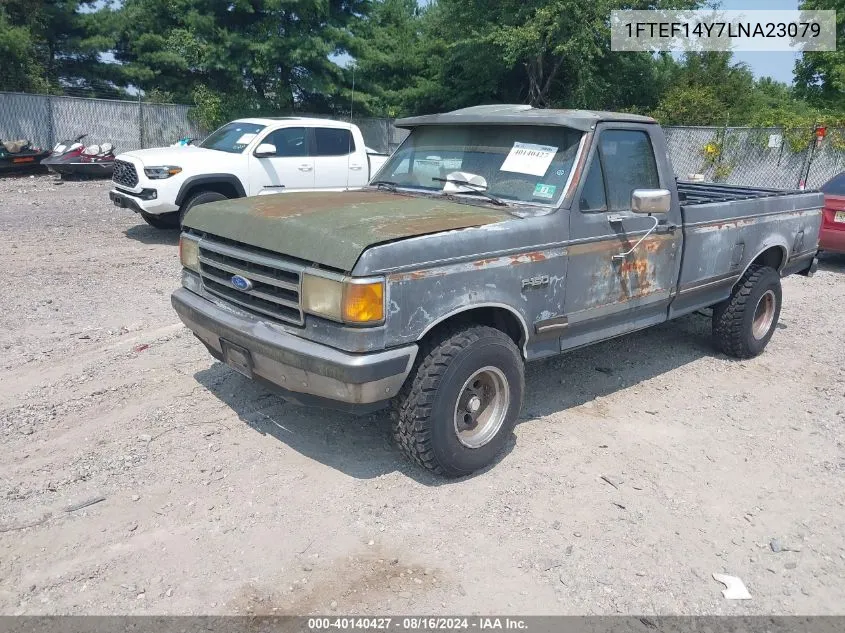 1990 Ford F150 VIN: 1FTEF14Y7LNA23079 Lot: 40140427