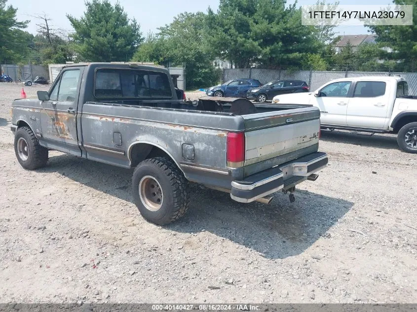 1990 Ford F150 VIN: 1FTEF14Y7LNA23079 Lot: 40140427