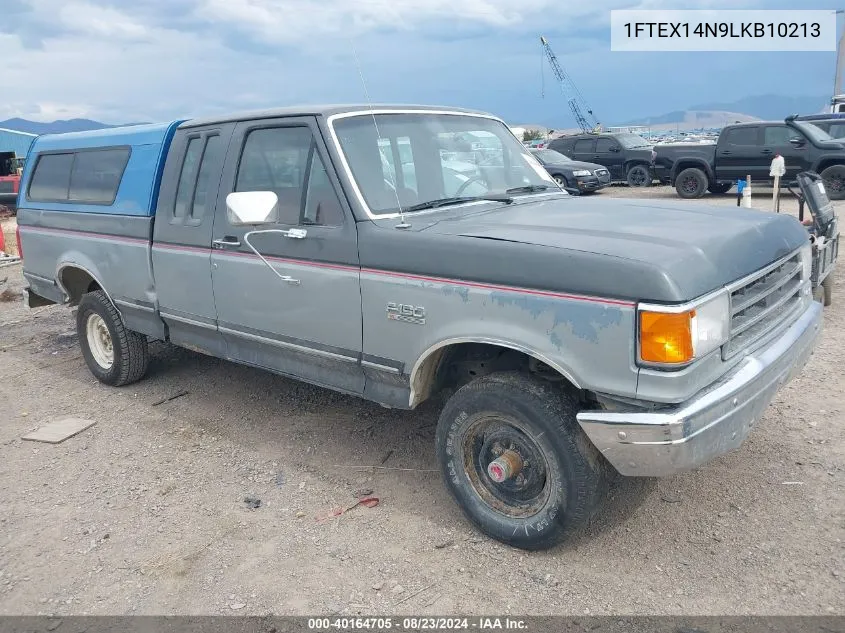 1990 Ford F150 VIN: 1FTEX14N9LKB10213 Lot: 40164705