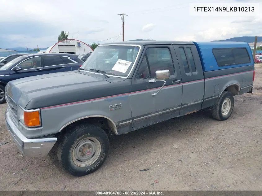 1990 Ford F150 VIN: 1FTEX14N9LKB10213 Lot: 40164705