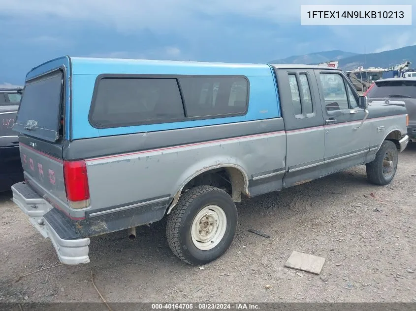 1990 Ford F150 VIN: 1FTEX14N9LKB10213 Lot: 40164705