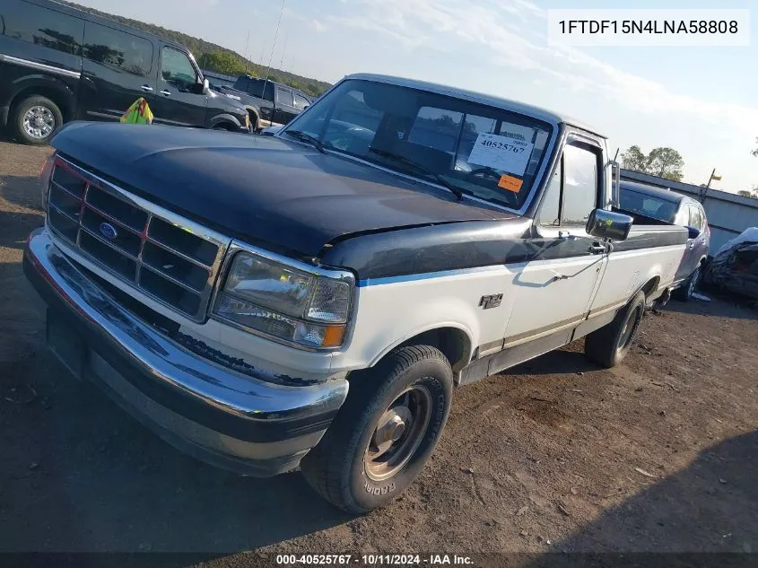 1990 Ford F150 VIN: 1FTDF15N4LNA58808 Lot: 40525767