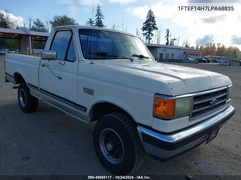 1990 Ford F150 VIN: 1FTEF14H7LPA68835 Lot: 40685117