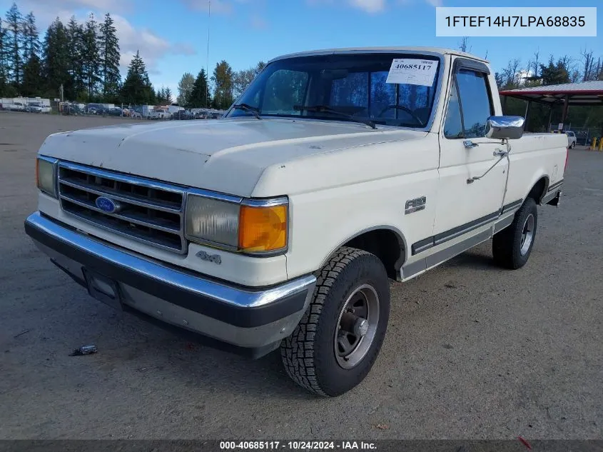 1990 Ford F150 VIN: 1FTEF14H7LPA68835 Lot: 40685117