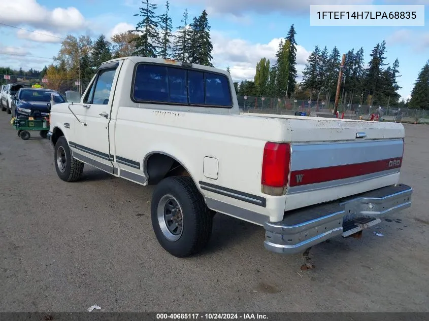 1990 Ford F150 VIN: 1FTEF14H7LPA68835 Lot: 40685117