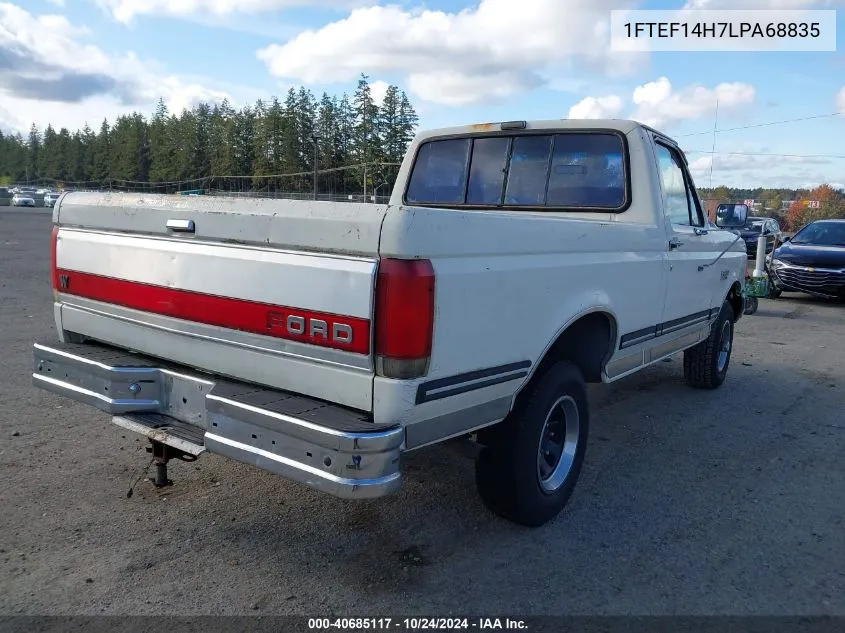 1990 Ford F150 VIN: 1FTEF14H7LPA68835 Lot: 40685117