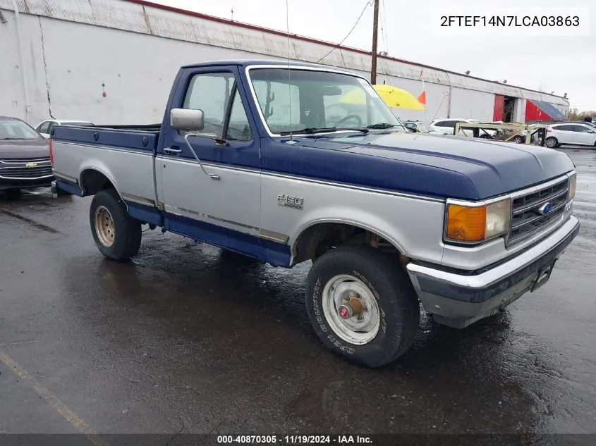 2FTEF14N7LCA03863 1990 Ford F150