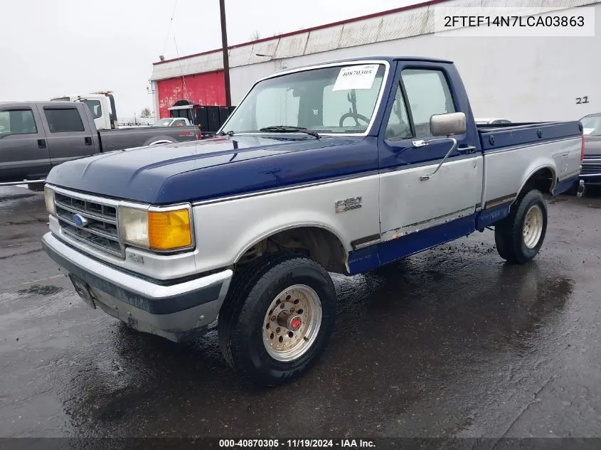 2FTEF14N7LCA03863 1990 Ford F150