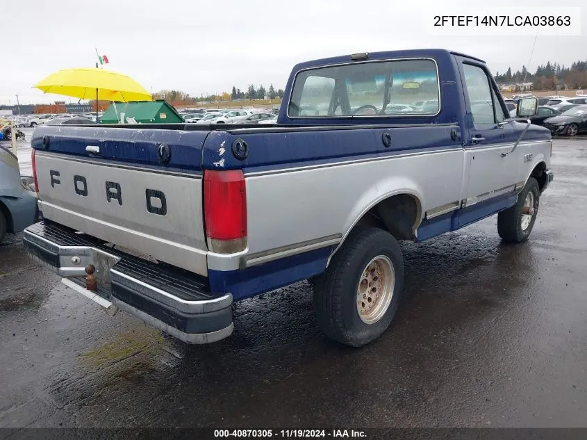 2FTEF14N7LCA03863 1990 Ford F150