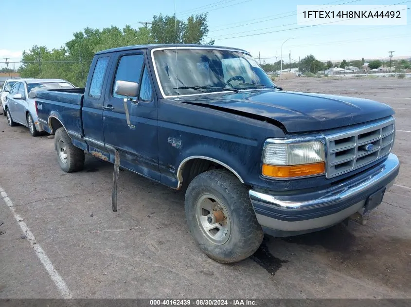 1992 Ford F150 VIN: 1FTEX14H8NKA44492 Lot: 40162439