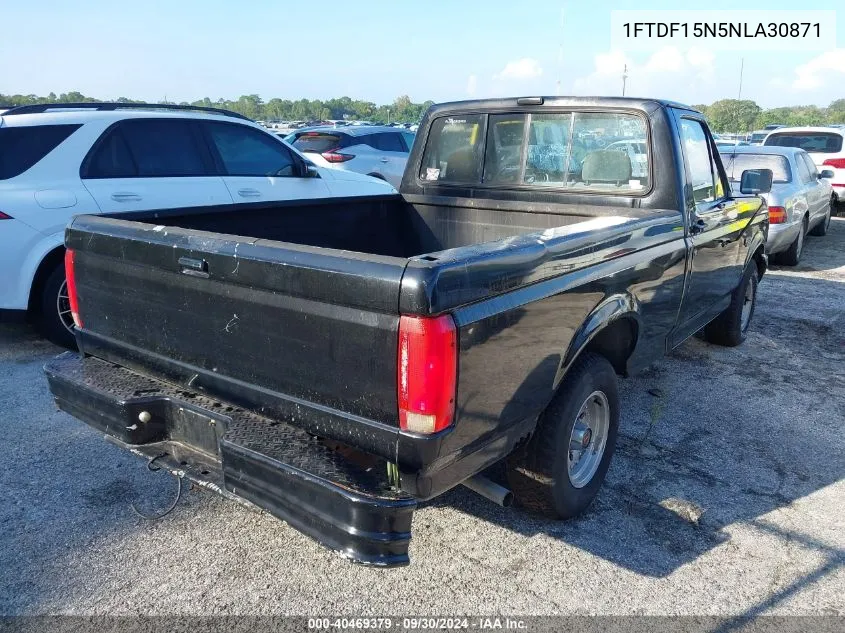 1992 Ford F150 VIN: 1FTDF15N5NLA30871 Lot: 40469379