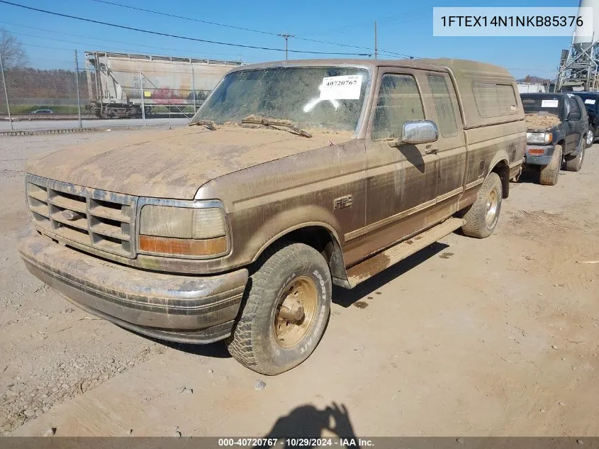 1992 Ford F150 VIN: 1FTEX14N1NKB85376 Lot: 40720767