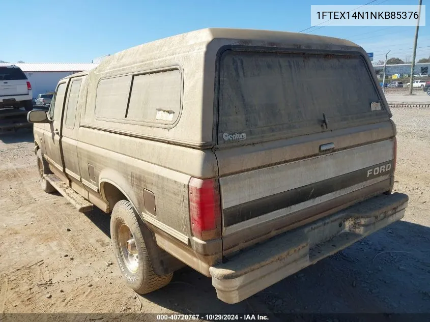 1992 Ford F150 VIN: 1FTEX14N1NKB85376 Lot: 40720767