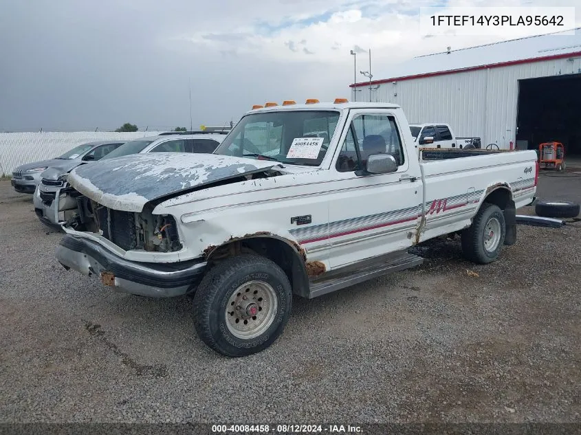 1993 Ford F150 VIN: 1FTEF14Y3PLA95642 Lot: 40084458