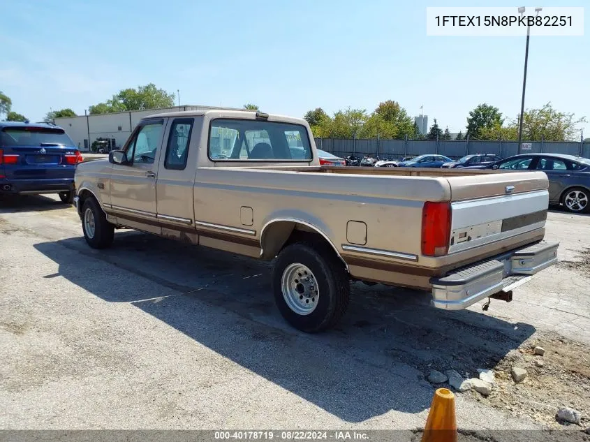 1993 Ford F150 VIN: 1FTEX15N8PKB82251 Lot: 40178719