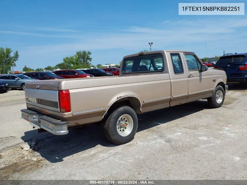 1993 Ford F150 VIN: 1FTEX15N8PKB82251 Lot: 40178719