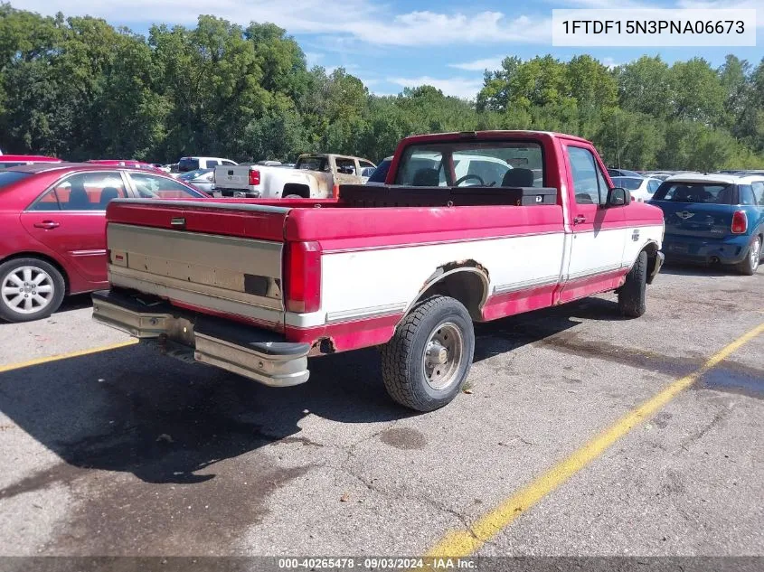 1993 Ford F150 VIN: 1FTDF15N3PNA06673 Lot: 40265478