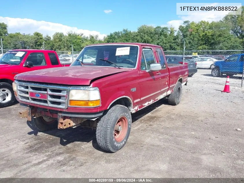 1993 Ford F150 VIN: 1FTEX14N8PKB88522 Lot: 40289159