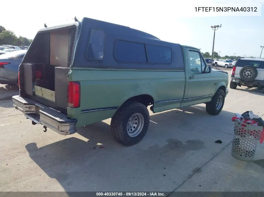 1FTEF15N3PNA40312 1993 Ford F150