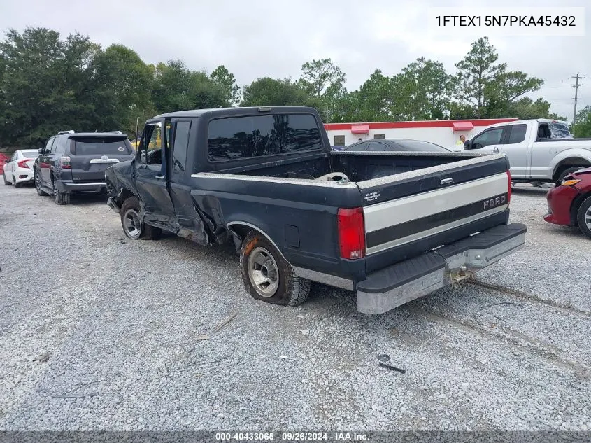 1993 Ford F150 VIN: 1FTEX15N7PKA45432 Lot: 40433065