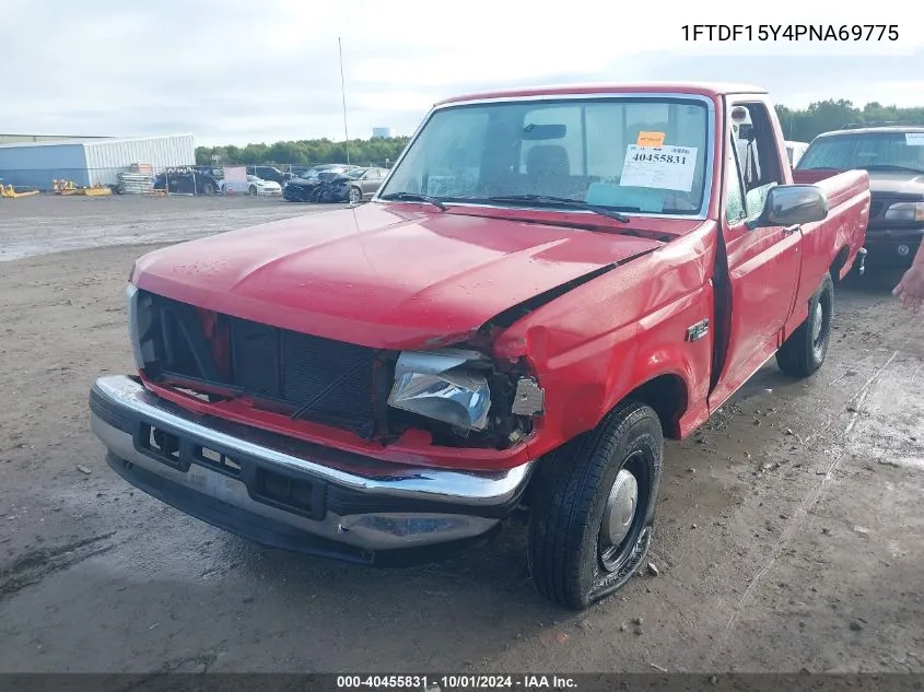 1993 Ford F150 VIN: 1FTDF15Y4PNA69775 Lot: 40455831